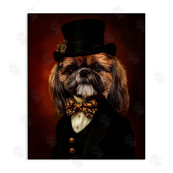 stupell industries Kelley Parker | Aristocratic Pup Portrait