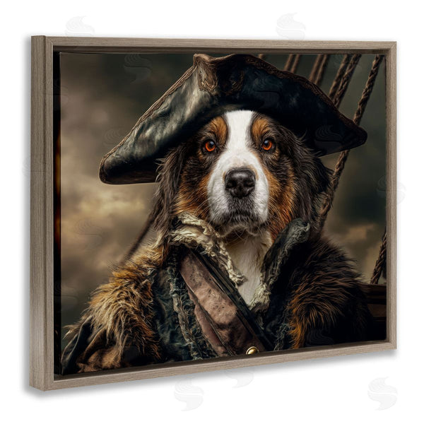 Stupell Industries Kelley Parker | Barking Buccaneer Pirate Dog