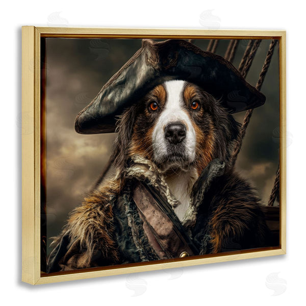Stupell Industries Kelley Parker | Barking Buccaneer Pirate Dog