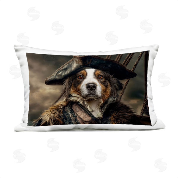 Stupell Industries Kelley Parker | Barking Buccaneer Pirate Dog Printed Throw Pillow