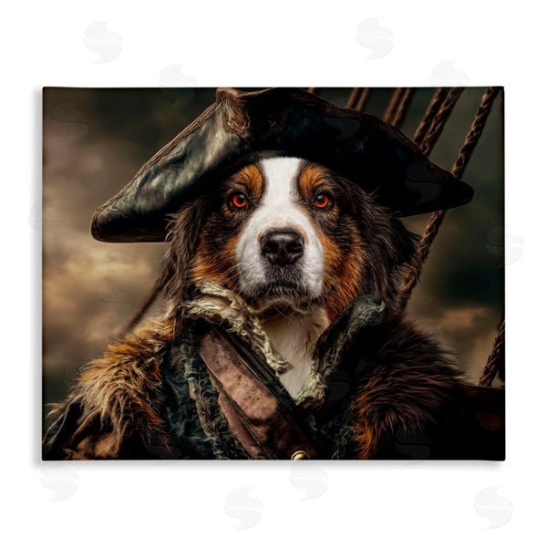 stupell industries Kelley Parker | Barking Buccaneer Pirate Dog