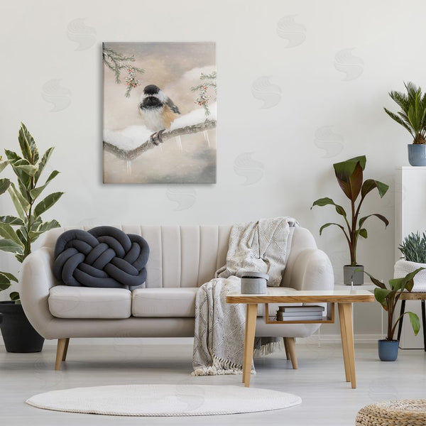 Stupell Industries Kelley Parker | Bird On Winter Branch Wall Art