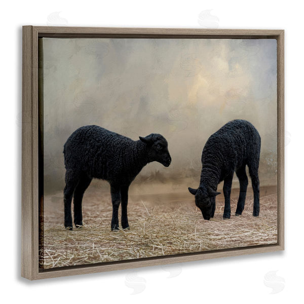 Stupell Industries Kelley Parker | Black Sheep Grazing