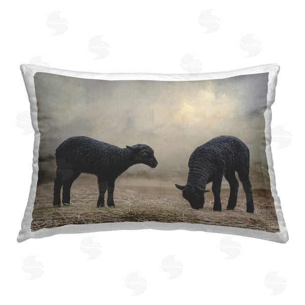 stupell industries Kelley Parker | Black Sheep Grazing