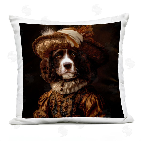 Stupell Industries Kelley Parker | Canine Crown Prince Printed Throw Pillow