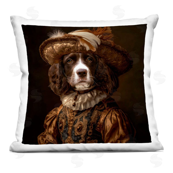 stupell industries Kelley Parker | Canine Crown Prince Printed Throw Pillow