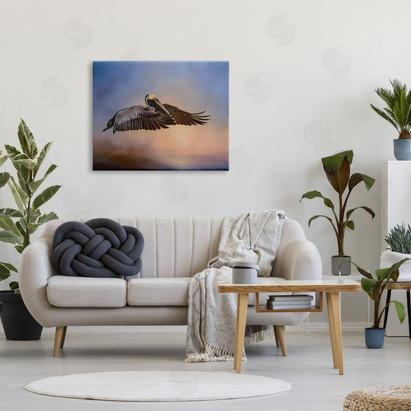 Stupell Industries Kelley Parker | Graceful Flyer Pelican Portrait Wall Art