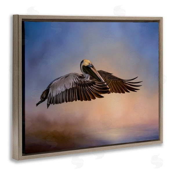 Stupell Industries Kelley Parker | Graceful Flyer Pelican Portrait Wall Art