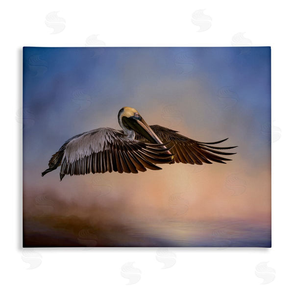 stupell industries Kelley Parker | Graceful Flyer Pelican Portrait Wall Art