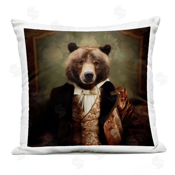 Stupell Industries Kelley Parker | Lord Bearington's Finest Hour Printed Throw Pillow