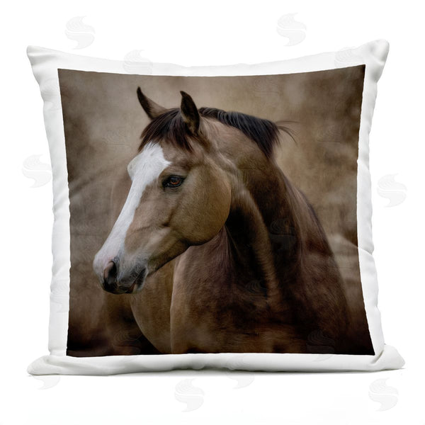 Stupell Industries Kelley Parker | Noble Silence Horse Printed Throw Pillow