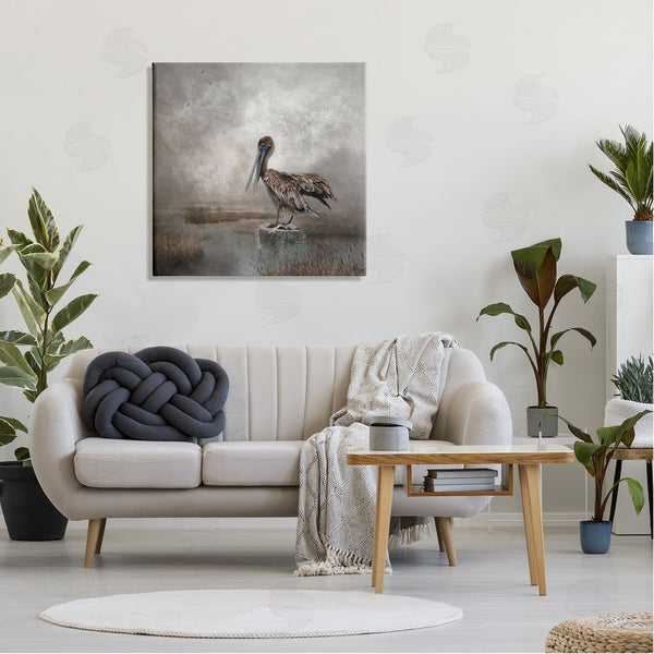 Stupell Industries Kelley Parker | Pelican Bird Waterside Marsh Wall Art
