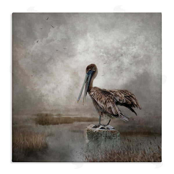 stupell industries Kelley Parker | Pelican Bird Waterside Marsh Wall Art