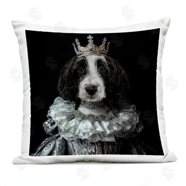 Stupell Industries Kelley Parker | Princess Pepper Royal Dog Printed Throw Pillow