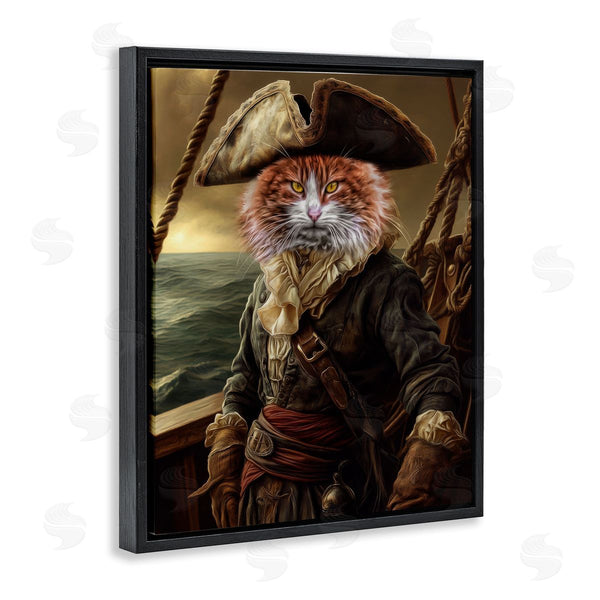 Stupell Industries Kelley Parker | Swashbuckling Whiskers Cat