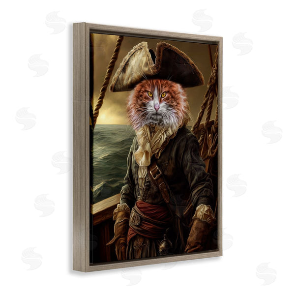 Stupell Industries Kelley Parker | Swashbuckling Whiskers Cat