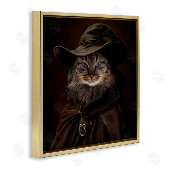 Stupell Industries Kelley Parker | Whiskered Wizardry Cat