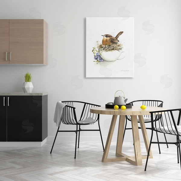 Stupell Industries Kelley Talent | Bird Nest In Teacup Wall Art