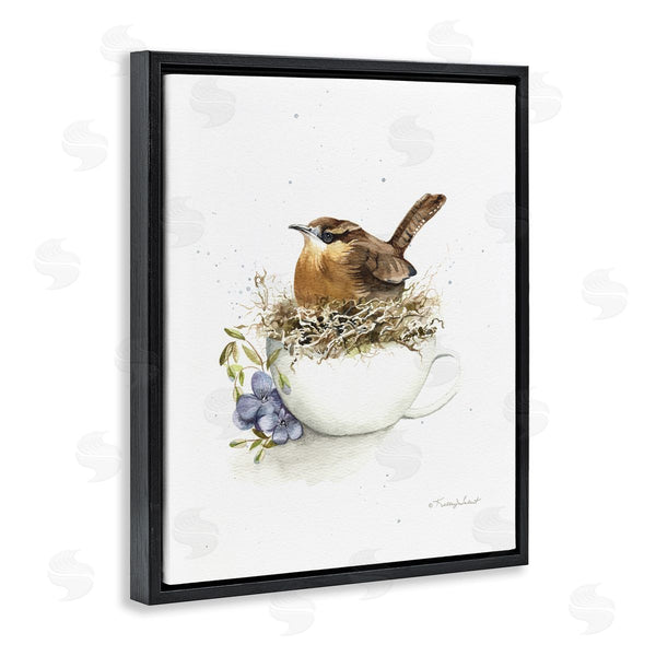 Stupell Industries Kelley Talent | Bird Nest In Teacup Wall Art