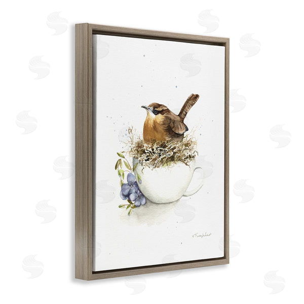 Stupell Industries Kelley Talent | Bird Nest In Teacup Wall Art