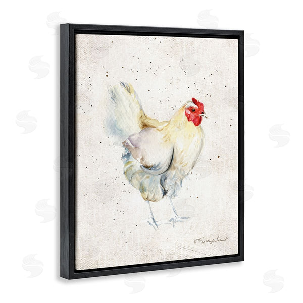 Stupell Industries Kelley Talent | Chicken With Speckled Paint Wall Art
