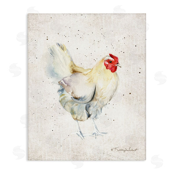 stupell industries Kelley Talent | Chicken with Speckled Paint Wall Art