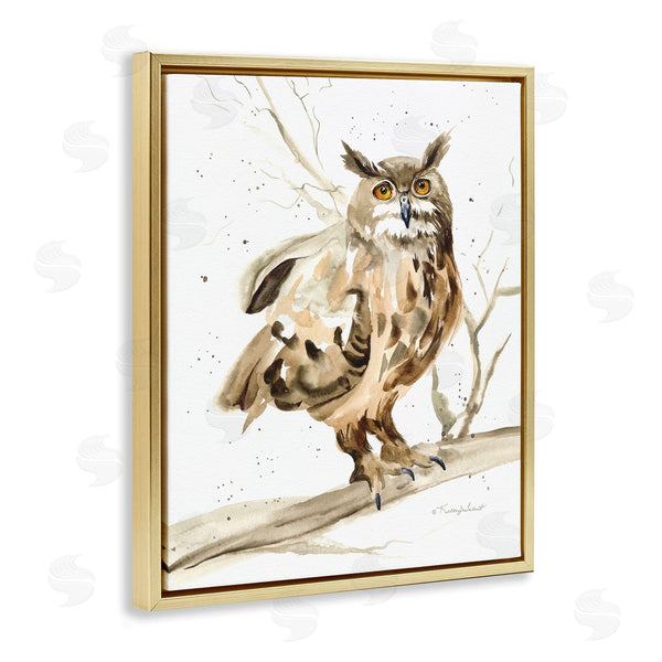 Stupell Industries Kelley Talent | Owl Perched In Tree