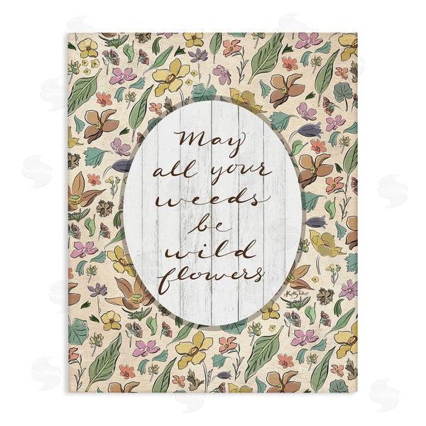 stupell industries Kelley Talent | Sentimental Wildflowers Phrase Wall Art