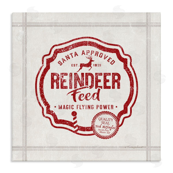 stupell industries Kelley Talent | Vintage Christmas Reindeer Feed Wall Art