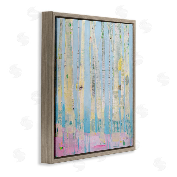 Stupell Industries Kellie Day | Abstract Soft Birch Tree Painting