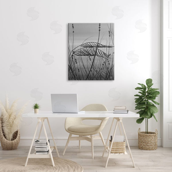 Stupell Industries Kelsey Hochstatter | Tall Grass And Wildflowers Cloudy Storm Sky Photography Wall Art