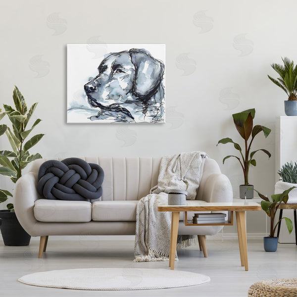 Stupell Industries Kendra Shedenhelm | Dog Watercolor Portrait Wall Art