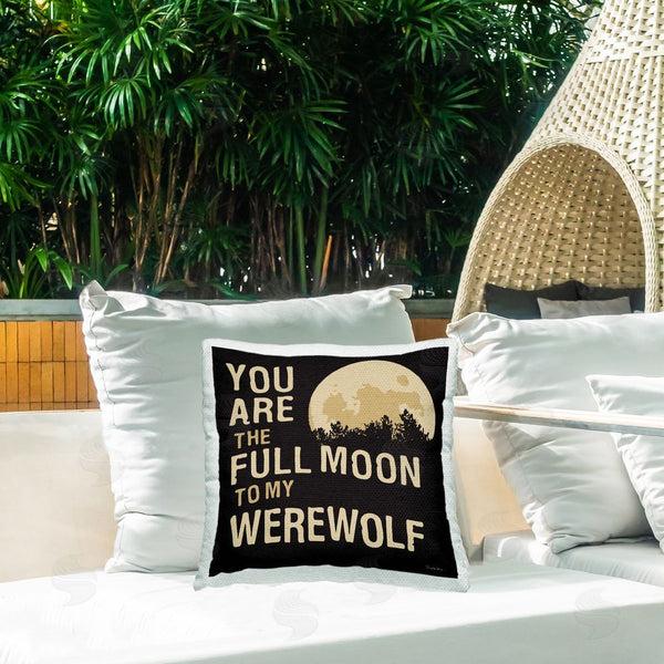 Stupell Industries Kendra Shedenhelm | Halloween Romance Phrase Printed Throw Pillow