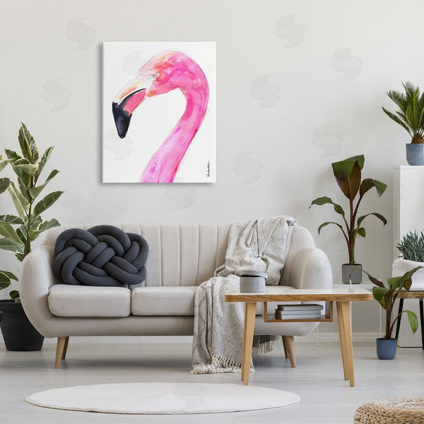 Stupell Industries Kendra Shedenhelm | Simple Flamingo Bird Wall Art