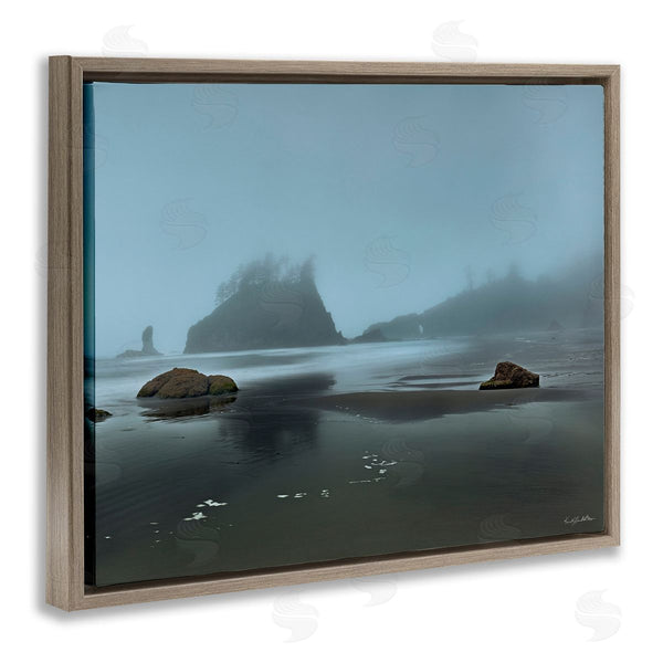 Stupell Industries Kent Burkhardsmeier | Foggy Shore Landscape
