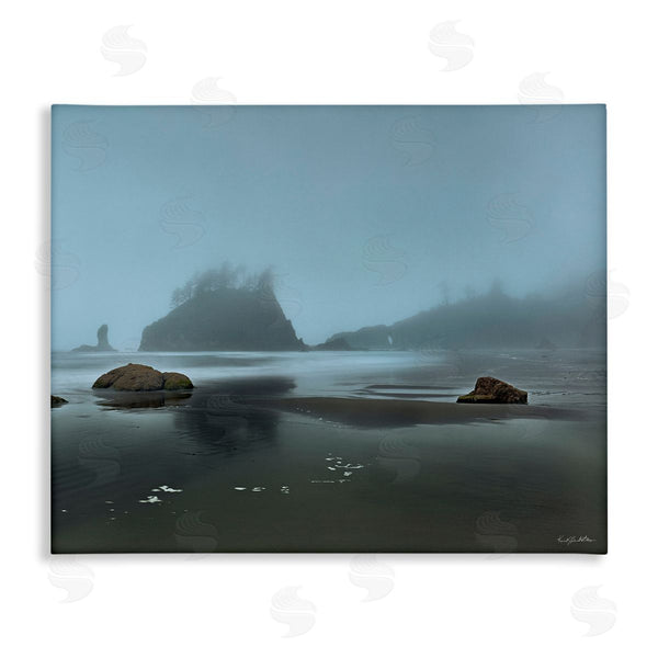 stupell industries Kent Burkhardsmeier | Foggy Shore Landscape
