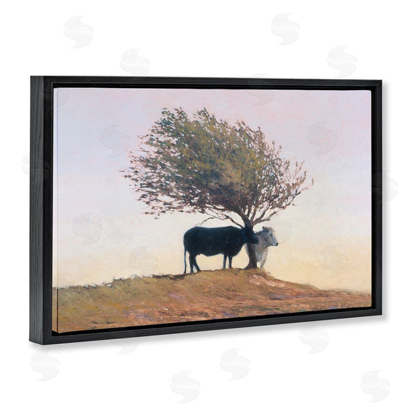 Stupell Industries Kent Lovelace | Black And White Cattle Wall Art