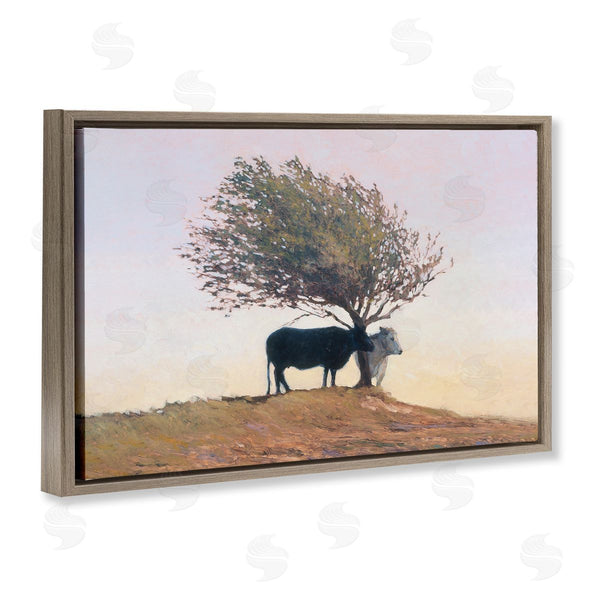 Stupell Industries Kent Lovelace | Black And White Cattle Wall Art