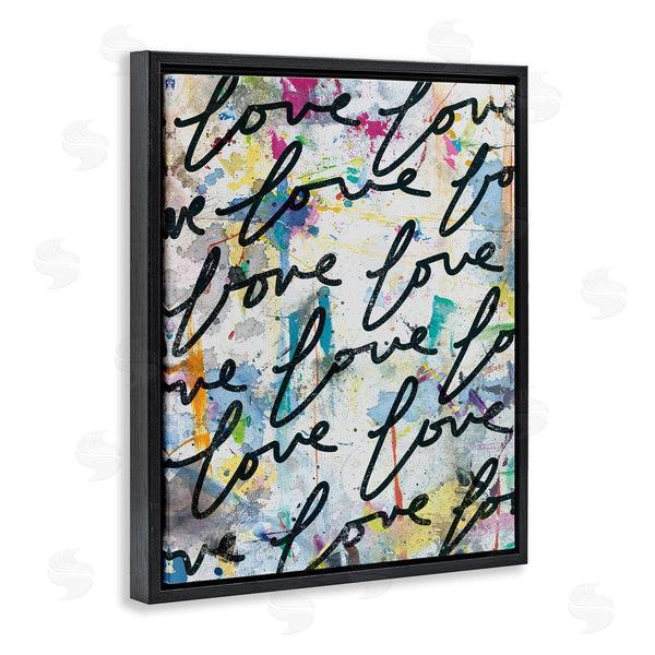 Stupell Industries Kent Youngstrom | Love Words Pattern