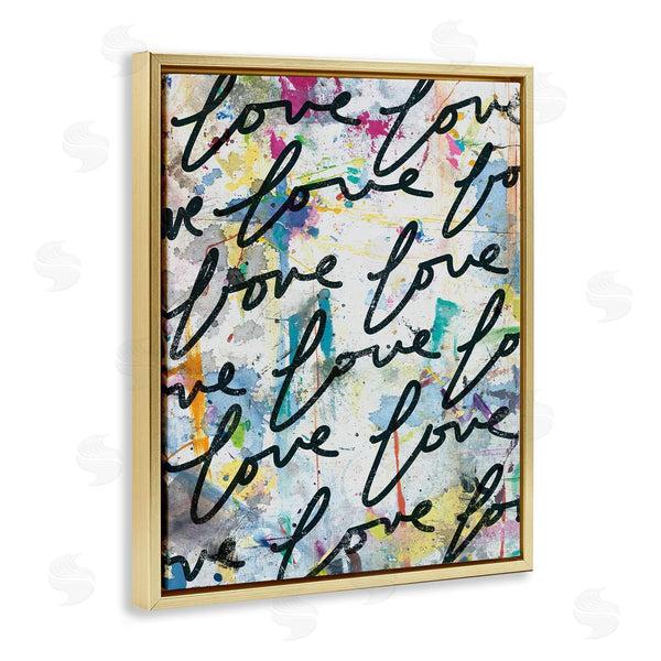 Stupell Industries Kent Youngstrom | Love Words Pattern