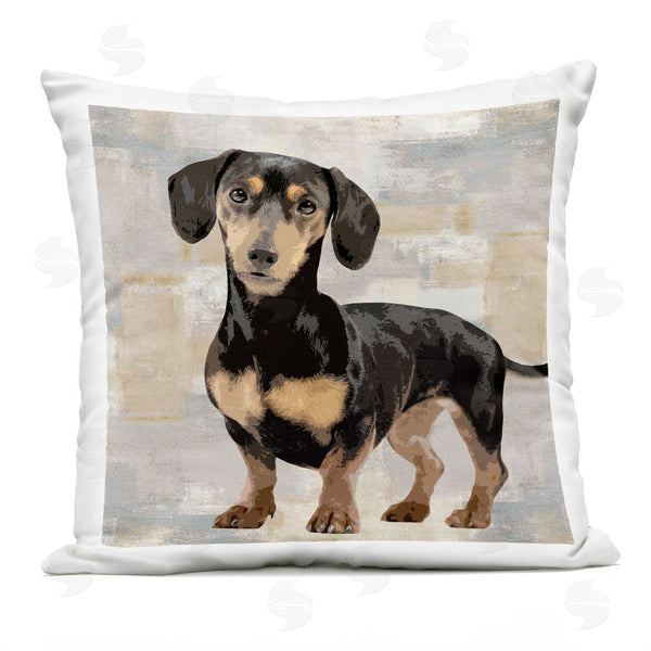 Stupell Industries Keri Rodgers | Dachshund Dog Portrait Printed Throw Pillow