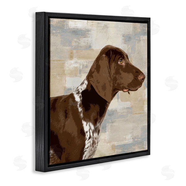 Stupell Industries Keri Rodgers | Gazing Pointer Dog Vintage Dog Portrait Wall Art