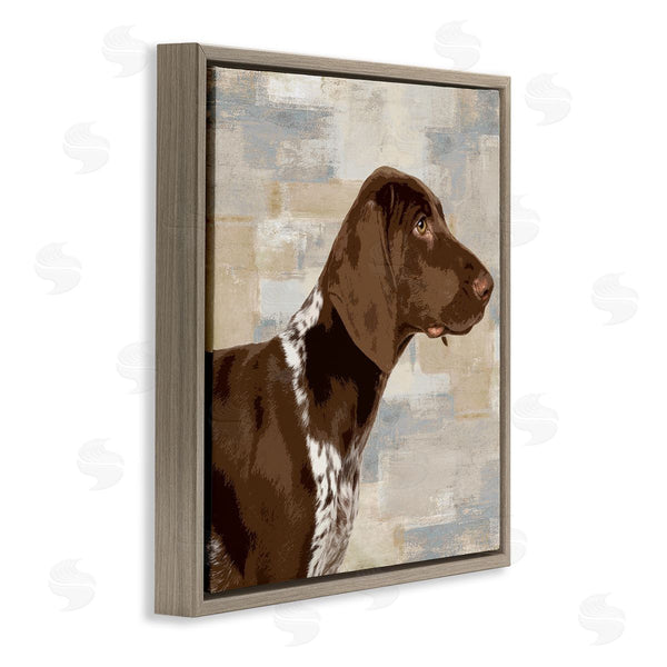Stupell Industries Keri Rodgers | Gazing Pointer Dog Vintage Dog Portrait Wall Art