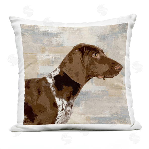 Stupell Industries Keri Rodgers | Pointer Dog Side Portrait Printed Throw Pillow