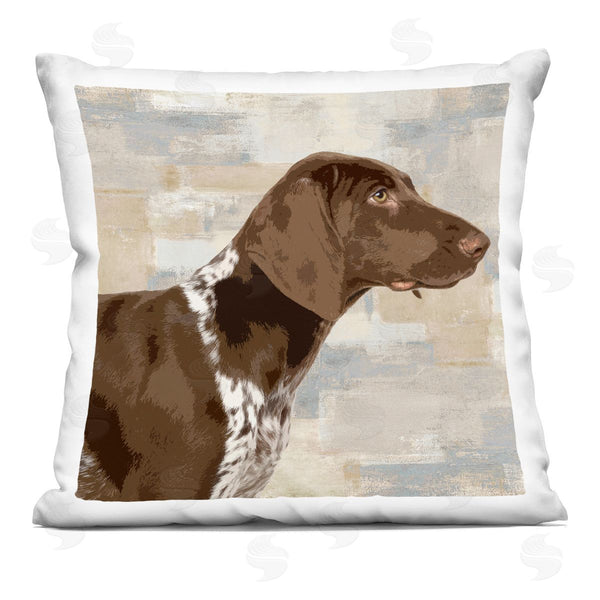 stupell industries Keri Rodgers | Pointer Dog Side Portrait Printed Throw Pillow
