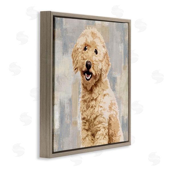 Stupell Industries Keri Rodgers | Smiling Labradoodle Dog