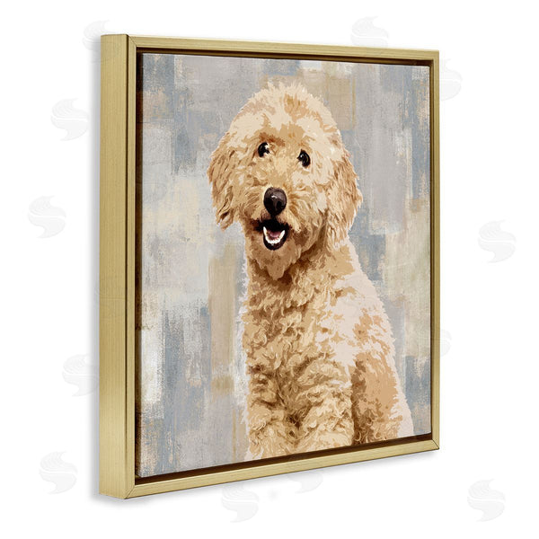 Stupell Industries Keri Rodgers | Smiling Labradoodle Dog