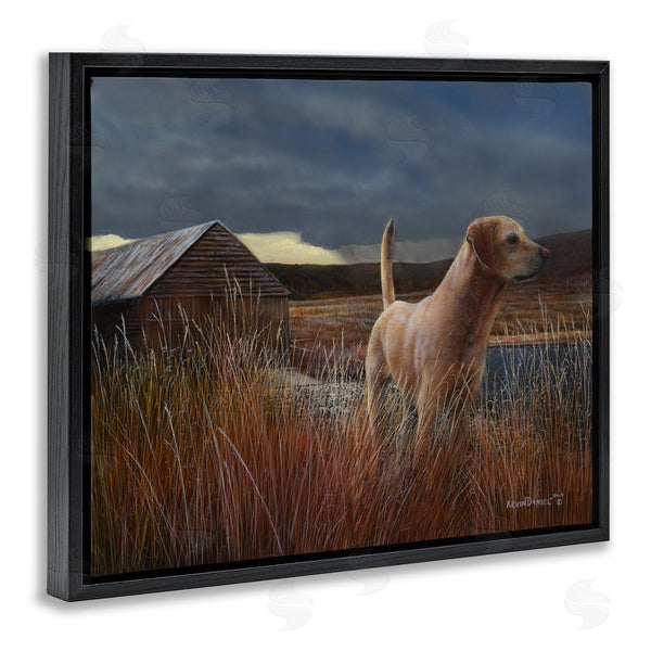 Stupell Industries Kevin Daniel | Alert Dog By Cabin Wall Art