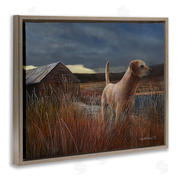 Stupell Industries Kevin Daniel | Alert Dog By Cabin Wall Art