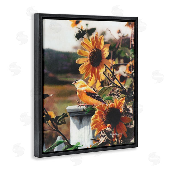 Stupell Industries Kevin Daniel | Canary Bird & Sunflowers